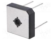 Bridge rectifier: single-phase; Urmax: 100V; If: 35A; Ifsm: 400A DC COMPONENTS