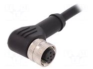 Connector: M12; plug; female; PIN: 5; angled; B code-Profibus; 4A BULGIN