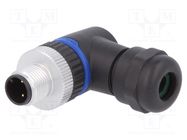 Plug; M12; PIN: 3; male; A code-DeviceNet / CANopen; for cable BULGIN