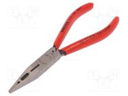 Pliers; flat,universal,elongated; 160mm; Blade: about 60 HRC KNIPEX