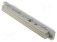 Connector: DIN 41612; plug; female; PIN: 96; straight; 2A; soldering HARTING