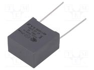 Capacitor: polypropylene; X2; F863; 0.47uF; 18x19x11mm; THT; ±10% KEMET