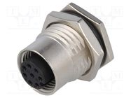 Connector: M12; socket; PIN: 8; female; A code-DeviceNet / CANopen AMPHENOL LTW