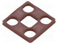 Flat gasket; NBR caoutchouc HIRSCHMANN