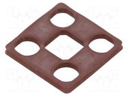 Flat gasket; NBR caoutchouc HIRSCHMANN