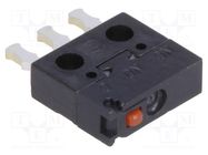 Microswitch SNAP ACTION; 0.1A/30VDC; without lever; SPDT; Pos: 2 PANASONIC