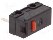 Microswitch SNAP ACTION; 3A/125VAC; 2A/30VDC; without lever PANASONIC