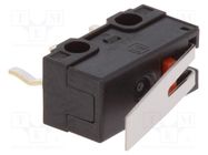 Microswitch SNAP ACTION; 1A/125VAC; 1A/30VDC; with lever; SPDT PANASONIC