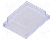 Cover; IP64; PVC; rectangular; 36x28x10.6mm Marquardt