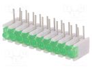 LED; in housing; green; No.of diodes: 10; 20mA; 38°; 2.1V; 25mcd SIGNAL-CONSTRUCT