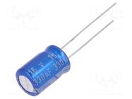 Capacitor: electrolytic; THT; 330uF; 16VDC; Ø8x11.5mm; Pitch: 3.5mm Jb Capacitors