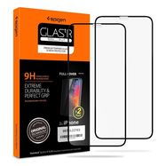 TEMPERED GLASS Spigen GLASS FC 2-PACK IPHONE 11 PRO BLACK, Spigen