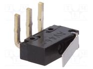 Microswitch SNAP ACTION; 0.5A/30VDC; with lever; SPDT; ON-(ON) PANASONIC