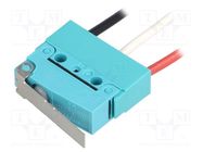 Microswitch SNAP ACTION; 2A/250VAC; 2A/30VDC; with lever; SPDT 