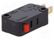 Microswitch SNAP ACTION; 5A/250VAC; without lever; SPDT; ON-(ON) OMRON Electronic Components