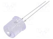 LED; 10mm; orange; 1120÷1560mcd; 100°; Front: flat; 1.8÷2.6V OPTOSUPPLY