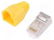 Connector: RJ45; plug; PIN: 8; Cat: 6; shielded,with protection LOGILINK