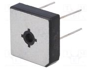 Bridge rectifier: single-phase; Urmax: 800V; If: 35A; Ifsm: 400A DC COMPONENTS
