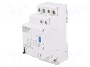 Relay: installation; bistable,impulse; 4PST-NO; Ucoil: 230VAC ISKRA