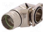 Enclosure: for M23 connectors; ComLock,external thread; angled HARTING