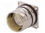 Enclosure for connectors: M23; ComLock,external thread; EMC HARTING