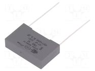Capacitor: polypropylene; X2; F863; 0.47uF; 310VAC; 26.5x16x7mm KEMET