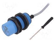 Sensor: capacitive; Range: 3÷25mm; OUT: PNP / NO + NC; 2m; plastic SICK