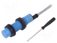 Sensor: capacitive; Range: 3÷12mm; OUT: PNP / NO + NC; 2m; plastic SICK