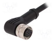 Plug; M12; PIN: 8; female; A code-DeviceNet / CANopen; IP67; 30V; 2A BULGIN