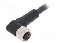 Cable: for sensors/automation; M8; PIN: 4; angled; 2m; plug; 60VDC LAPP