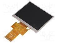 Display: TFT; 3.5"; 320x240; Illumin: LED; Dim: 76.84x63.84x3.27mm RAYSTAR OPTRONICS