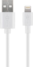 Lightning USB Charging and Sync Cable, 1 m, white - MFi cable for Apple iPhone/iPad, white