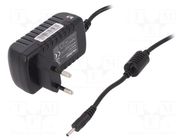 Power supply: switching; 5VDC; 3A; 15W; Plug: straight; Out: 2,5/0,7 QOLTEC