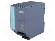 Power supply: switched-mode; for DIN rail; 240W; 24VDC; 10A; IP20 SIEMENS