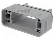 Enclosure for connectors: HDC; for panel mounting; IP20,IP65 HARTING