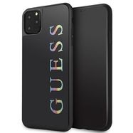 Guess GUHCN65LGMLBK iPhone 11 Pro Max black/black hard case Glitter Logo, Guess