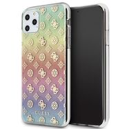 Guess GUHCN65PEOML iPhone 11 Pro Max multicolor hard case Iridescent 4G Peony, Guess