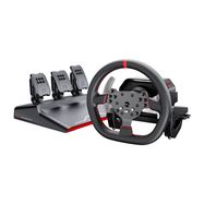 PXN-V10 Pro gaming set - steering wheel + pedals + mounting clamps (PC / PS4 / Xbox One / Xbox Series X|S), PXN
