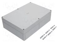 Enclosure: multipurpose; X: 254mm; Y: 361mm; Z: 111mm; TK PS; grey SPELSBERG