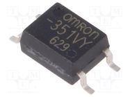 Relay: solid state; SPST-NO; Icntrl: 7.5mA; 110mA; max.350VAC; G3VM OMRON Electronic Components