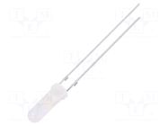 LED; pink; 3mm; 220÷330mcd; 150°; Front: convex; 2.7÷3.4VDC OPTOSUPPLY