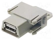 Connector: HDC; module; female; 1A; 50V; Han-Modular®; UL94V-0 HARTING