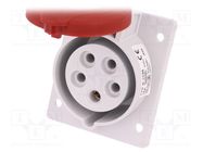 Connector: AC supply 3-phase; socket; female; 16A; 400VAC; IP44 PAWBOL