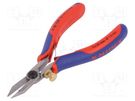 Stripping tool; Øcable: 0.03÷1mm; Wire: round; 130mm KNIPEX