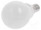 LED lamp; warm white; E14; 230VAC; 470lm; P: 5.5W; 2700K; CRImin: 80 PILA