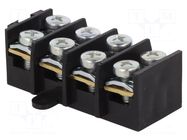 Connector: terminal block; 57A; screw terminal; black; 10mm2 PAWBOL