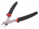 Pliers; side,cutting; handles with plastic grips,return spring NEWBRAND