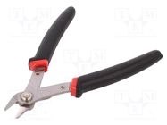 Pliers; side,cutting; handles with plastic grips,return spring 