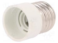 Lampholder: adapter; Body: white; Ø: 24mm; L: 42mm; for lamp 