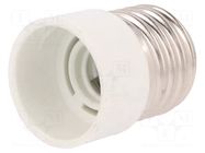 Lampholder: adapter; Body: white; Ø: 24mm; L: 42mm; for lamp PAWBOL